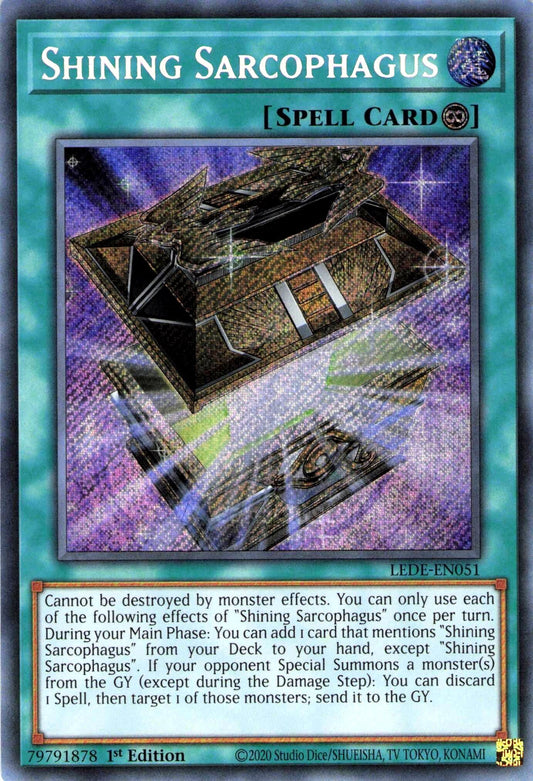 Shining Sarcophagus LEDE Secret Rare EU English