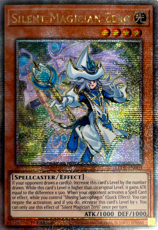 Silent Magician Zero LEDE Quarter Century Secret Rare EU English