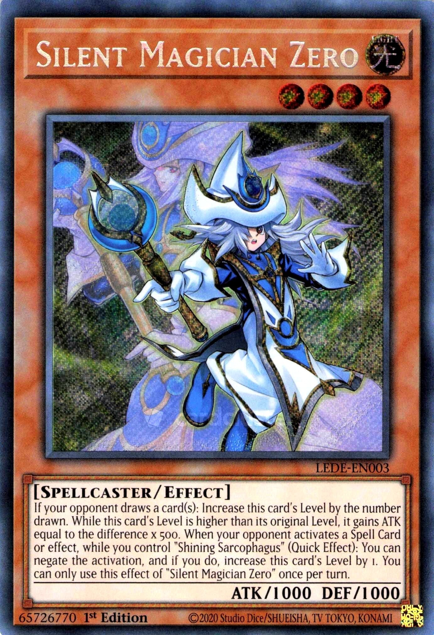 Silent Magician Zero LEDE Secret Rare EU English