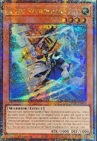 Silent Swordsman Zero LEDE Quarter Century Secret Rare EU English