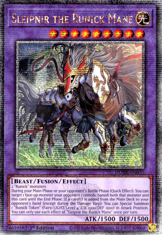 Sleipnir the Runick Mane DUNE Quarter Century Secret Rare EU English