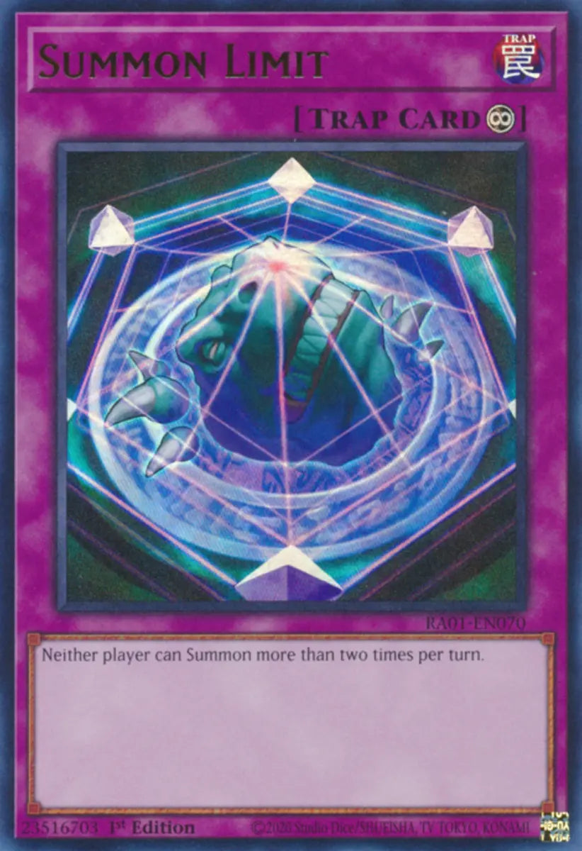 Summon Limit RA01 Ultra Rare US Print