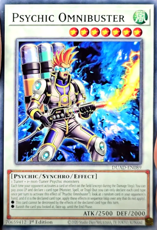 Psychic Omnibuster 1st Edition DUAD (Common) EU English