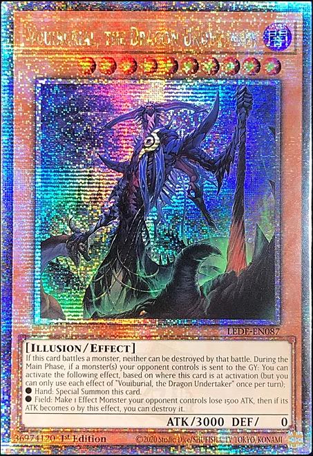 Vouiburial, the Dragon Undertaker LEDE Quarter Century Secret Rare EU English