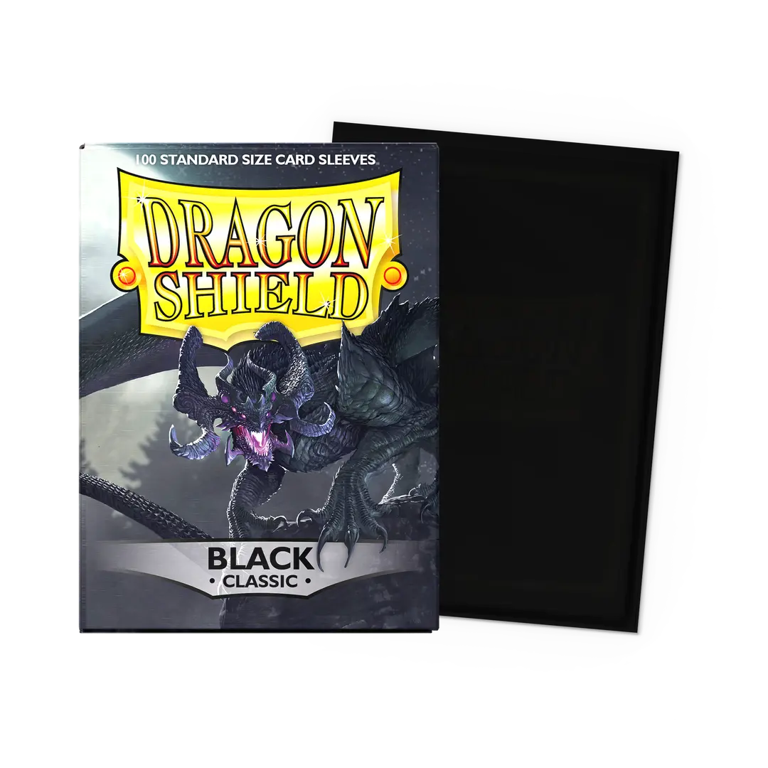 Dragon Shield Standard Sleeves - Classic Black (100 Sleeves)