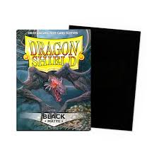 Dragon Shield Standard Sleeves - Matte Black (100 Sleeves)