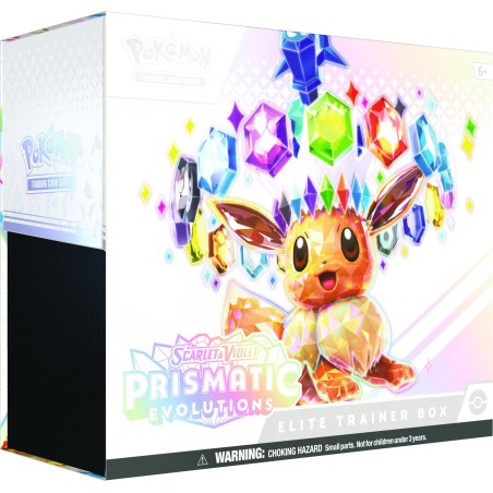 Pokémon Prismatic Evolutions Elite Trainer Box Sealed Case (10x ETB)