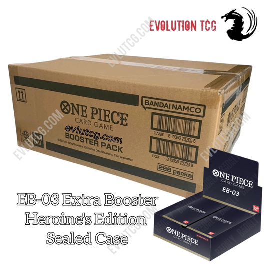 One Piece Card Game EB03 Heroine's Edition Sealed Case (12x Booster Boxes) English Preorder