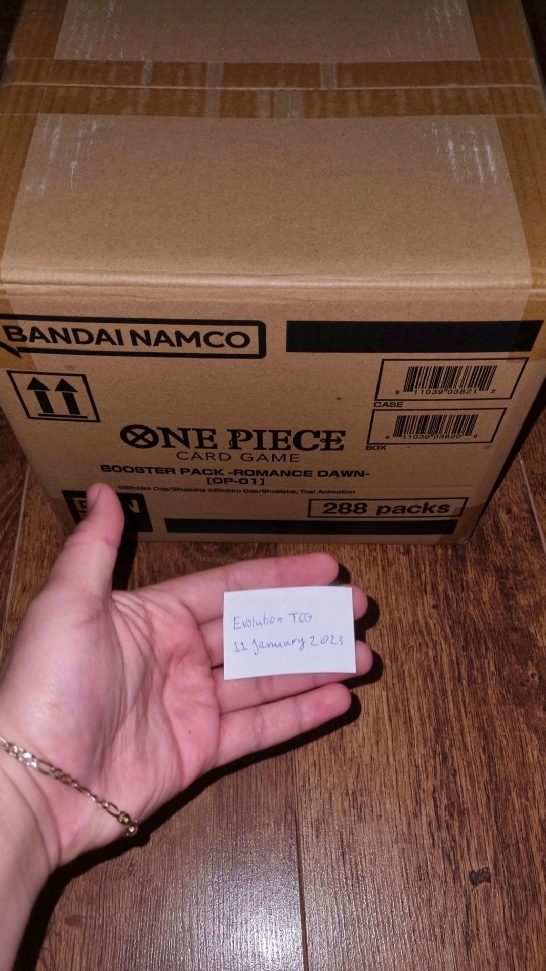 One Piece Card Game - OP01 Romance Dawn - Blue Bottom Sealed Case (12x Booster Boxes) English