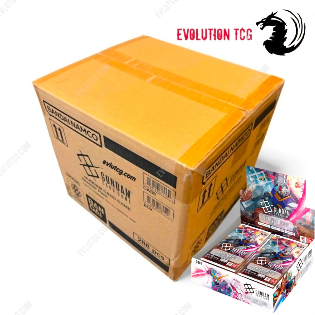 newtype rising booster box case Is this from Bandai legitimate? Included 12 booster box sealed. Gundam Card Game GD-01 Newtype