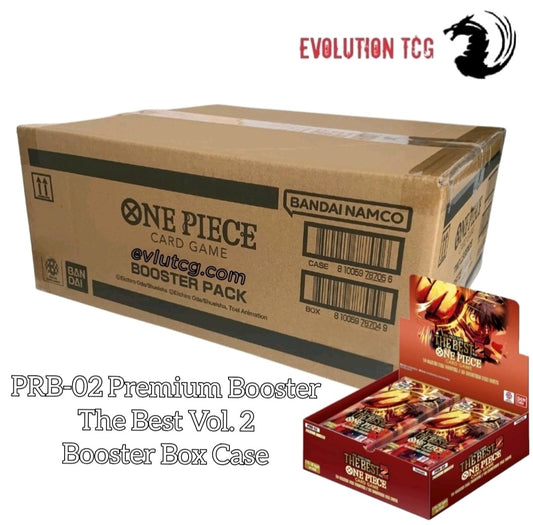 One Piece PRB02 Premium Booster - The Best - Vol. 2 
Booster Box Case (10x Booster Boxes) English Preorder