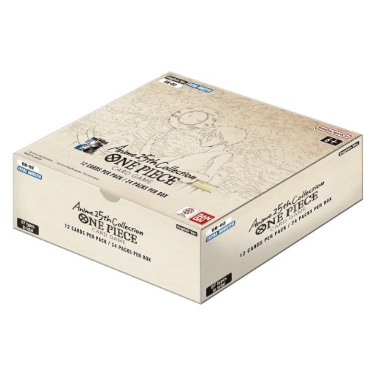 One Piece Card Game EB02 Extra Booster Anime 25th Collection Booster Box (English)