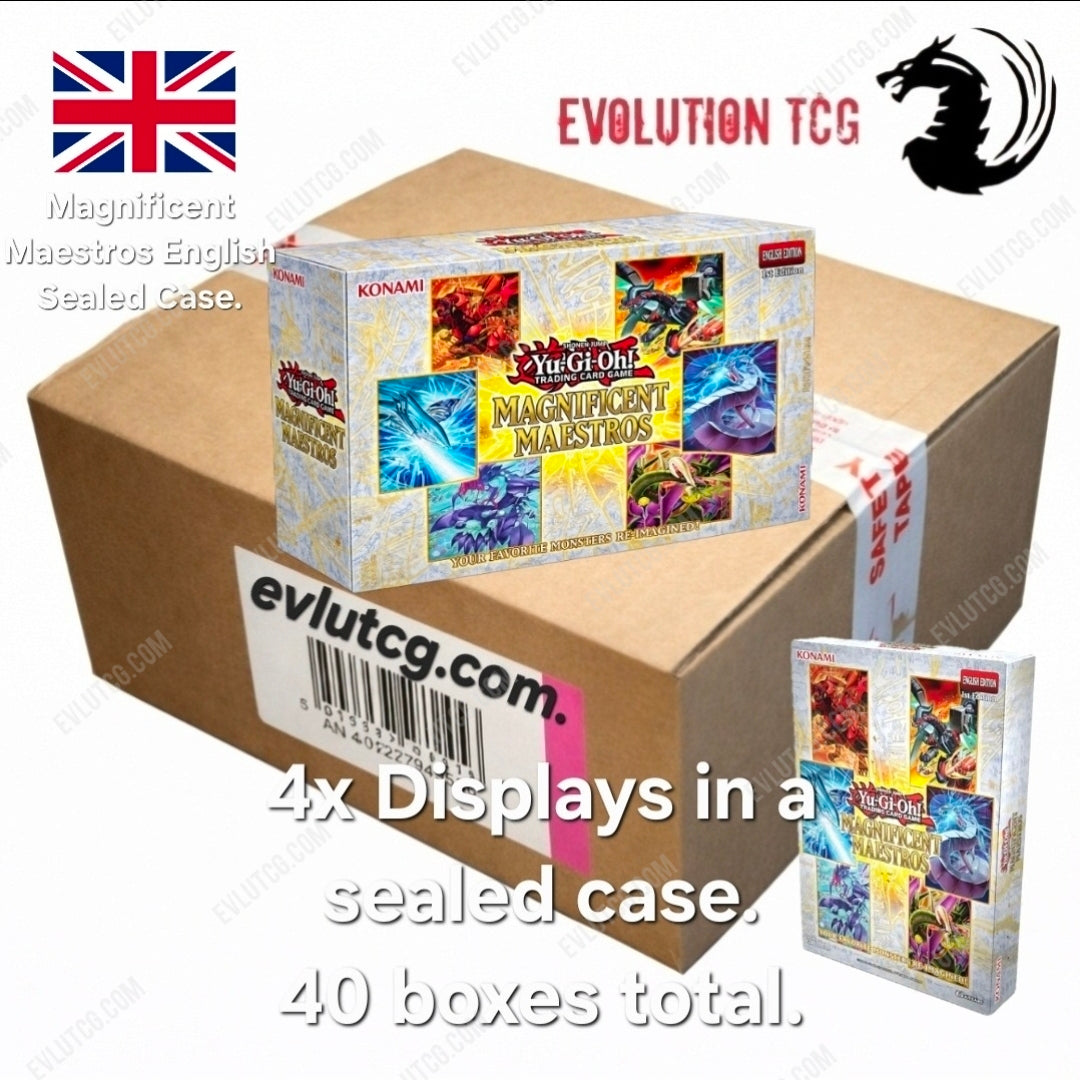Yu-Gi-Oh! Magnificent Maestros - EU English - Sealed Case (4x Displays) Preorder