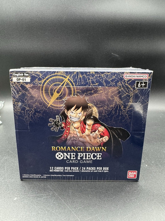 One Piece Card Game - OP01 Romance Dawn - Blue Bottom Booster Box (English)