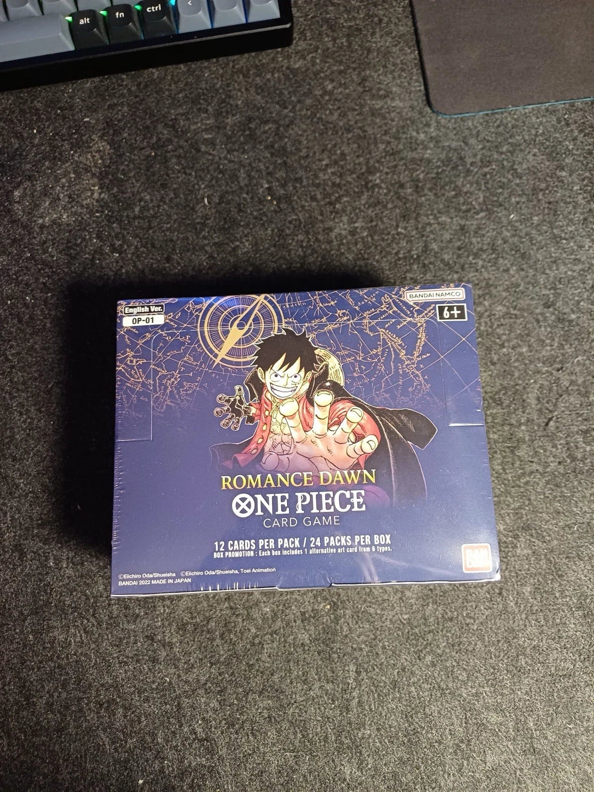 One Piece Card Game - OP01 Romance Dawn - White Bottom Booster Box (English)